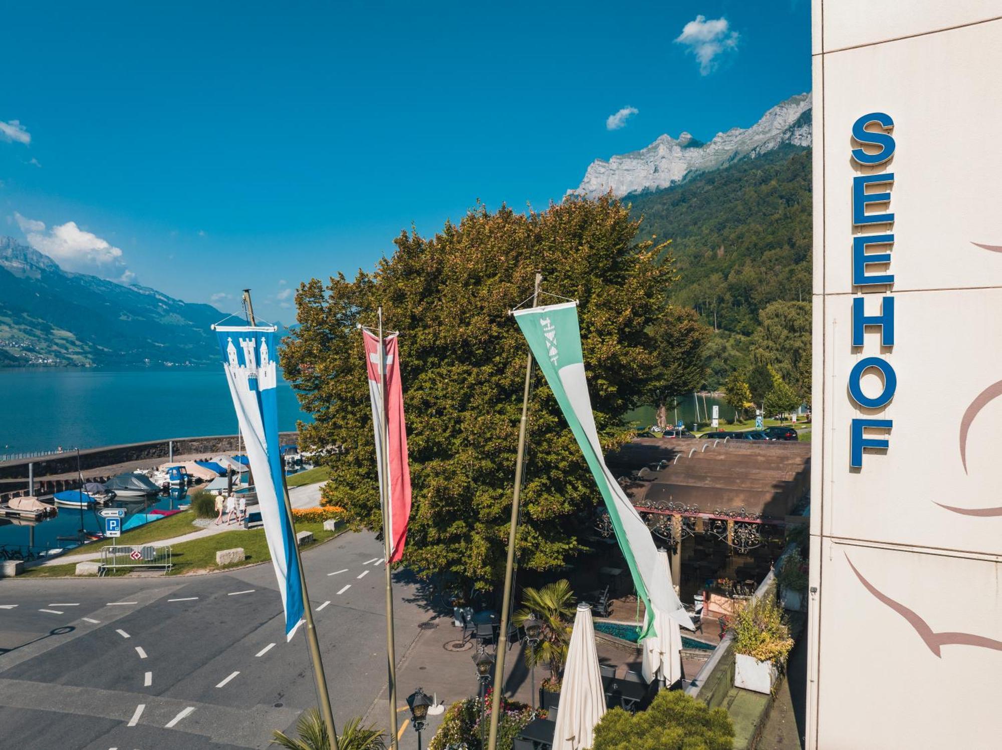 Hotel Seehof Superior Walenstadt Exterior foto